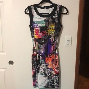 Cache Printed Dress